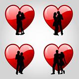 Couples and hearts