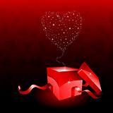 Valentines Day gift box 