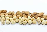 A variety of fresh mixed nuts