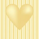 vector golden heart
