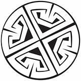 A vector illustration of a Celtic pattern and knots with a beautiful design, isolated on white background. Great for tattoo or artwork.