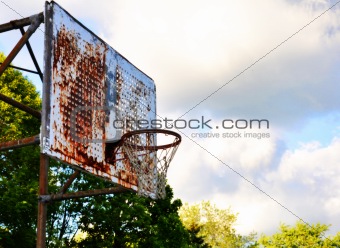 Vintage Basketball Hoop