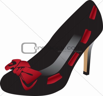 Fashionable high heel shoe