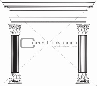 Greek Column and Arch