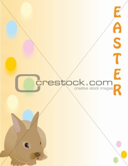 Easter4Cute Easter rabbit, great for a quick card