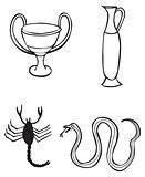 Greek signs and symbols - tattoo