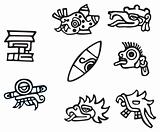 Mayan symbols, great artwork for tattoos