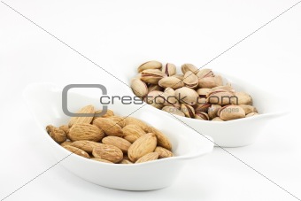 A variety of fresh mixed nuts