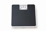 Dieting concept with scales isolated on the white