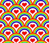 seamless rainbow pattern