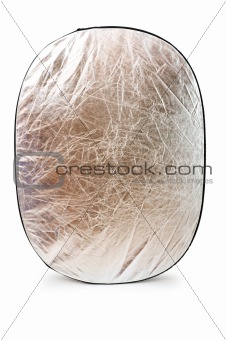 Light reflector isolated on the white background