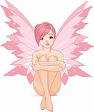 Young pink fairy