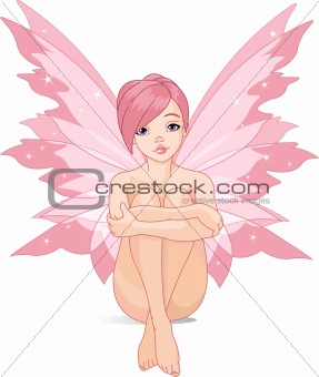 Young pink fairy