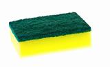 Colorful new clean scrubber pad or scourer.