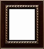 old russian style vintage golden ornament frame 
