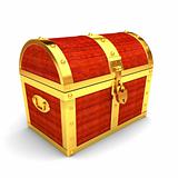 Wooden treasure chest