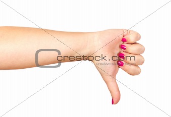 gesturing hand