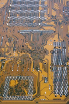 brown circuit board