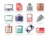 Business and office icons