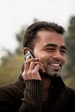 Indian man Busy on cell phone