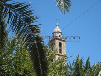 Sartene church tower