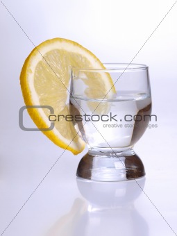 Tequila and lemon