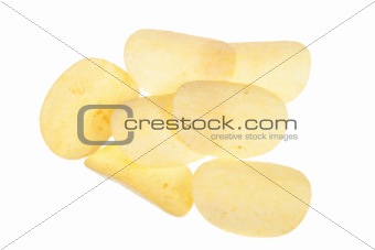 slices of potato chips