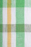 Green and white tablecloth pattern