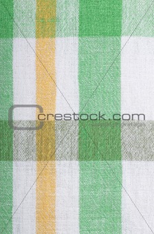 Green and white tablecloth pattern