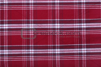 Red and white tablecloth pattern