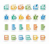 24 Business, office and website icons