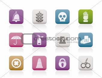 Surveillance and Security Icons