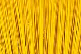 Long spaghetti arranged at background