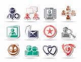Internet Community and Social Network Icons