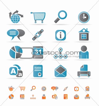 Web Site, Internet and computer Icons
