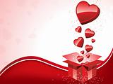Happy Valentine's Day  Gift with Hearts