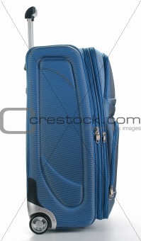 Travel suitcase isolated on white. Luggage