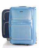 Travel suitcases isolated on white. Luggage