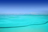 waterline caribbean sea underwater beach
