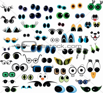 Image 3377653: cartoon vector eyes collection from Crestock Stock Photos