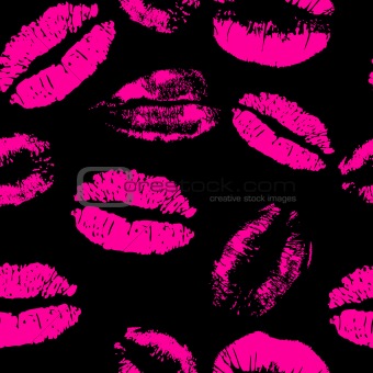 Lipstick pink pattern. EPS 8