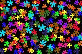 Abstract puzzle background 
