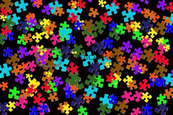 Abstract puzzle background 
