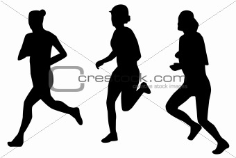 people running