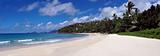 panoramic beach on Seychelles Island