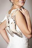 Bride and shoes