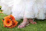 bride's sandals