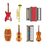 Musical instrument icons