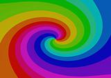 Twisting abstract rainbow