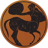 Greece mural painting,  Centaur